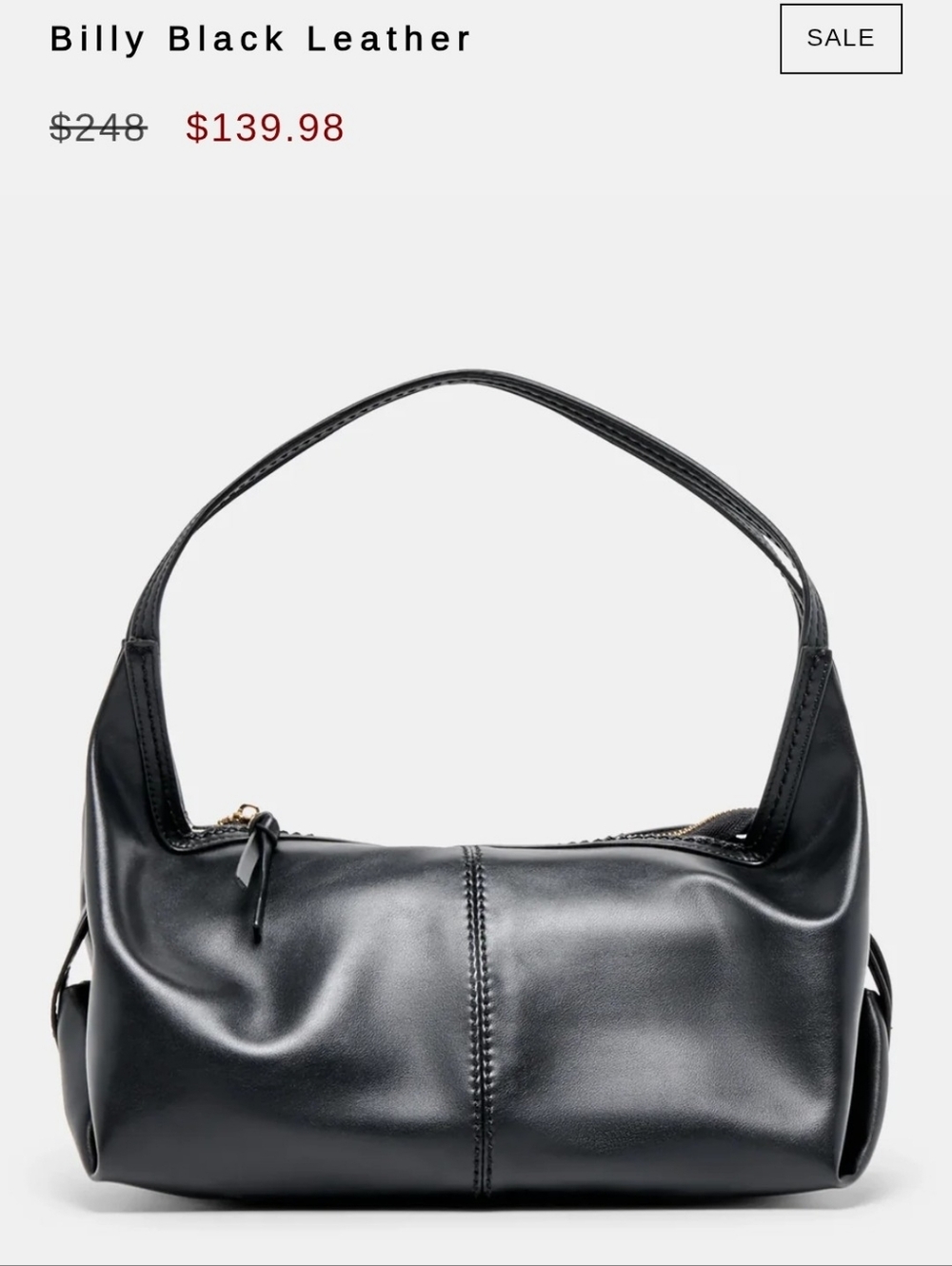 Dolce Vita Billy Shoulder Bag - Black